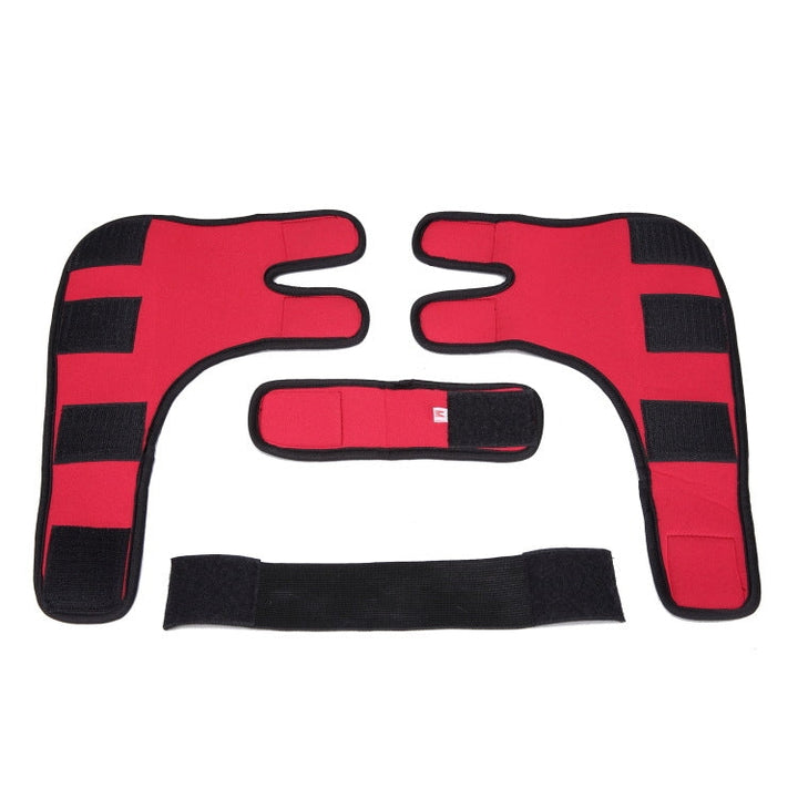 Pet mat knee protection surgery injury protection cover, size: S (Classic model (Red))