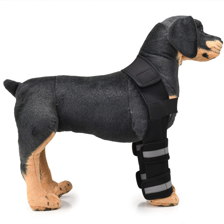 Pet Dog Leg Knee Protection Surgery Injury Cover, Size: S (Support Strip Model (Black))