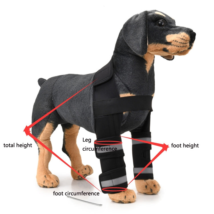 Pet Dog Leg Knee Protection Surgery Injury Cover, Size: S (Classic Model (Black))