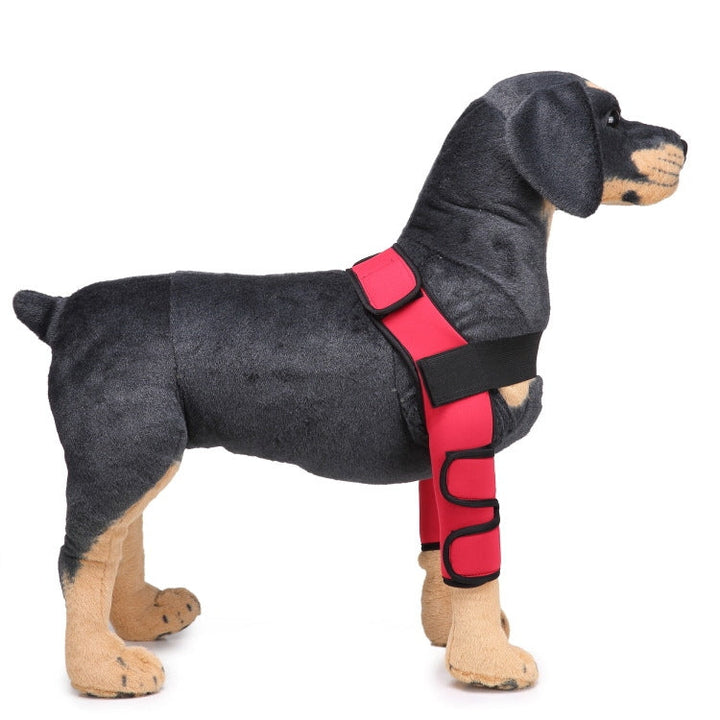 Pet Dog Leg Knee Protection Surgery Injury Protection Cover, Size: M (Classic Model (Red))