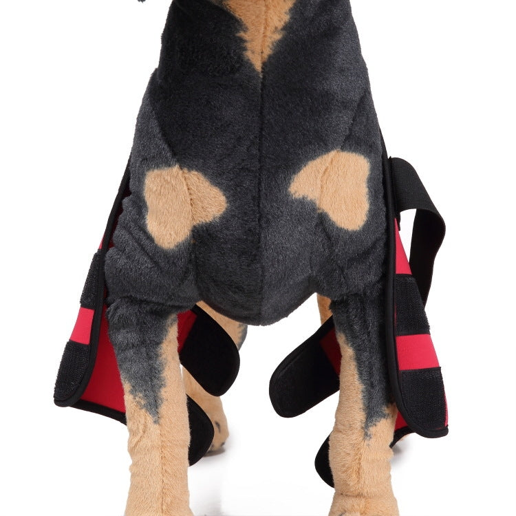 Pet Dog Leg Knee Protection Surgery Injury Protection Cover, Size: M (Classic Model (Red))