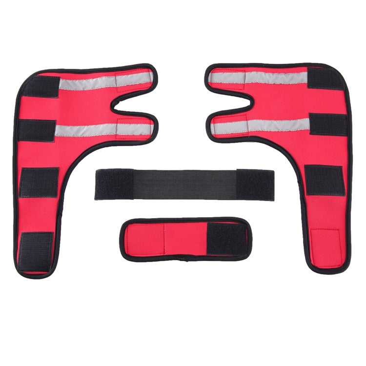 Pet Dog Leg Knee Protection Surgery Injury Protective Cover, Size: M (Anti-Glory Model (Red))