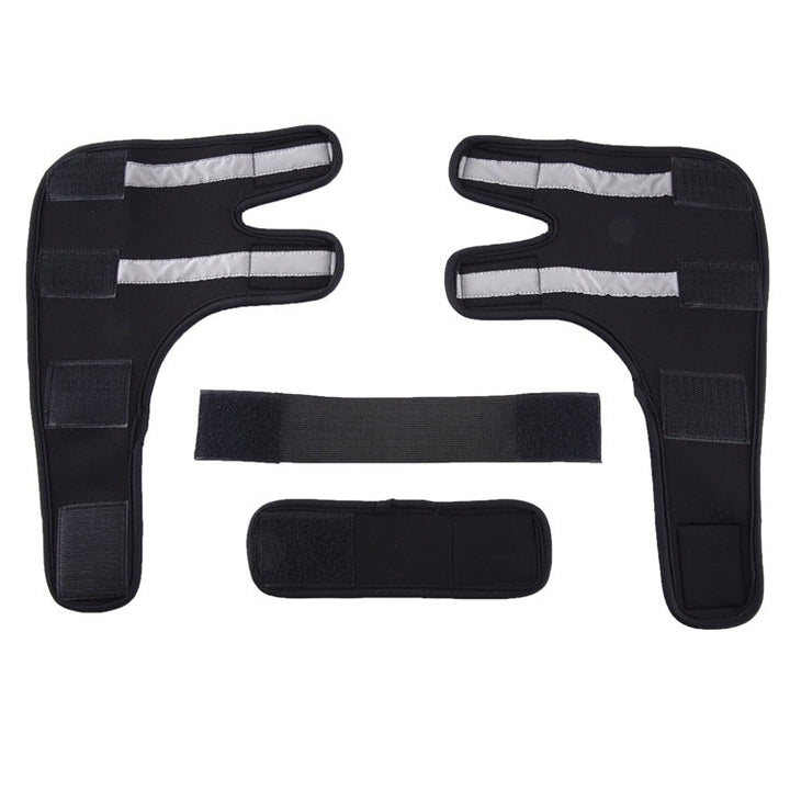 Pet Dog Leg Knee Protection Surgery Injury Protection Cover, Size: L (Anti-glory Model (Black))