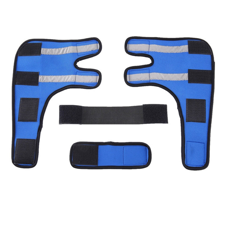 Pet Dog Leg Knee Protection Surgery Injury Protection Cover, Size: L (Anti-Glory Model (Blue))