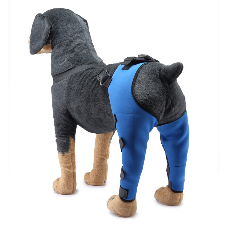 House Dog Leg Knee Protection Surgery Injury Protection Cover, Size: S(Blue)
