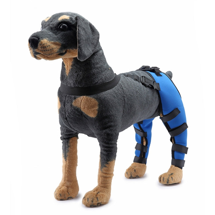 House Dog Leg Knee Protection Surgery Injury Protection Cover, Size: S(Blue)