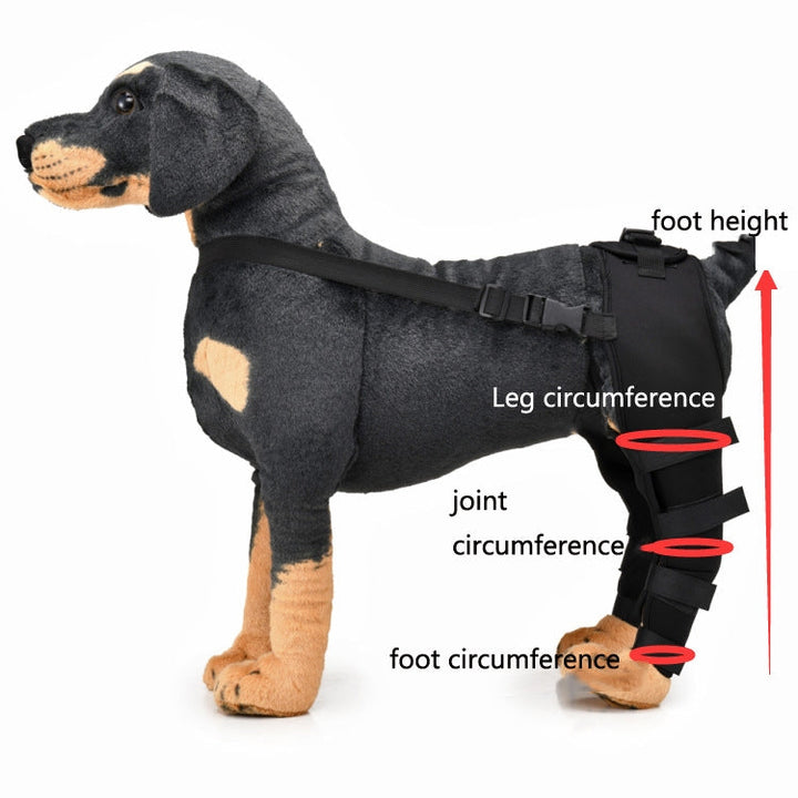 House Dog Leg Knee Protection Surgery Injury Protection Cover, Size: S(Blue)