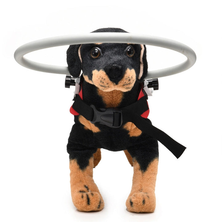 Dog Blindness Anti-Collision Ring Animal Protection Ring Cover Ring Guiding Ring, Specification: S(Red)