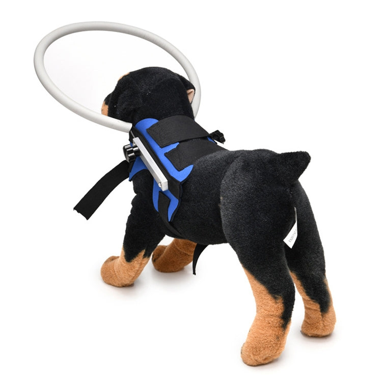 Dog blindness anti-collision ring animal protection ring cover ring guiding ring, specification: M(Blue)