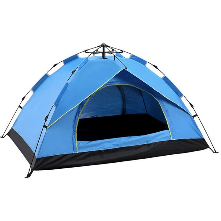 Lisslune | TC-014 Outdoor Beach Travel Camping Automatic Spring Multi-Person Tent For 2 Persons (Blue)
