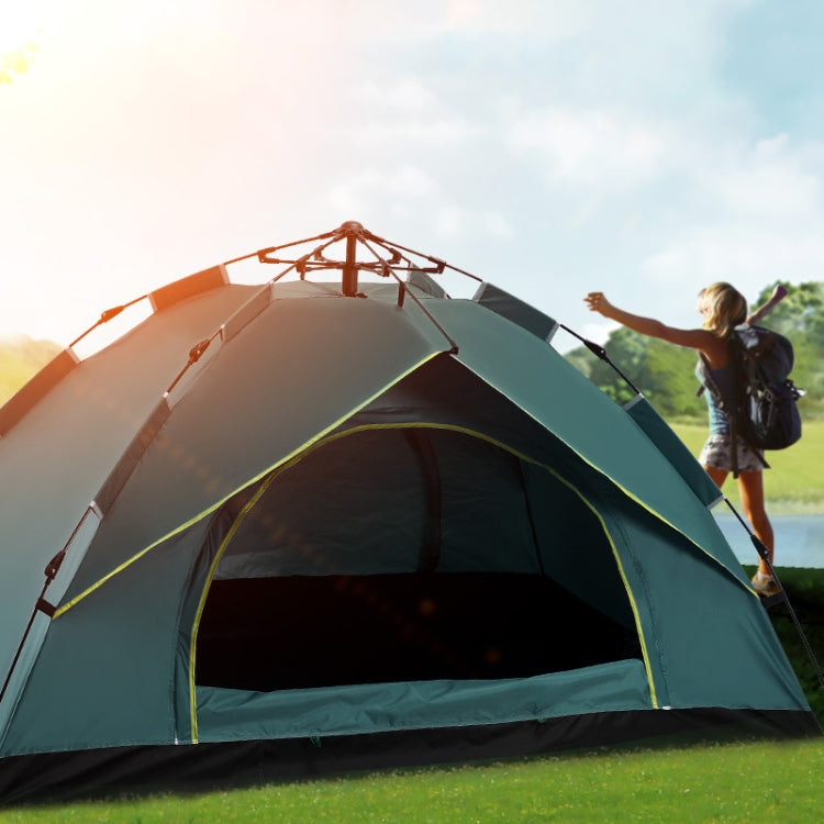 Lisslune | TC-014 Outdoor Beach Travel Camping Automatic Spring Multi-Person Tent For 2 Persons (Orange)