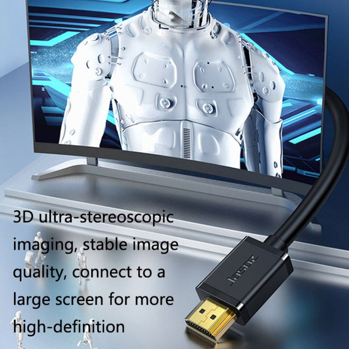 Lisslune | Jasoz HDMI High Definition Projector Computer Video Cable Oxygen-Free Copper Core, Cable Length: 12m