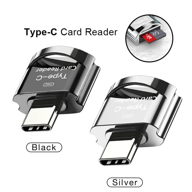 Lisslune | C10 TYPE-C interface mobile phone memory card, capacity: 128GB (Silver Gray)