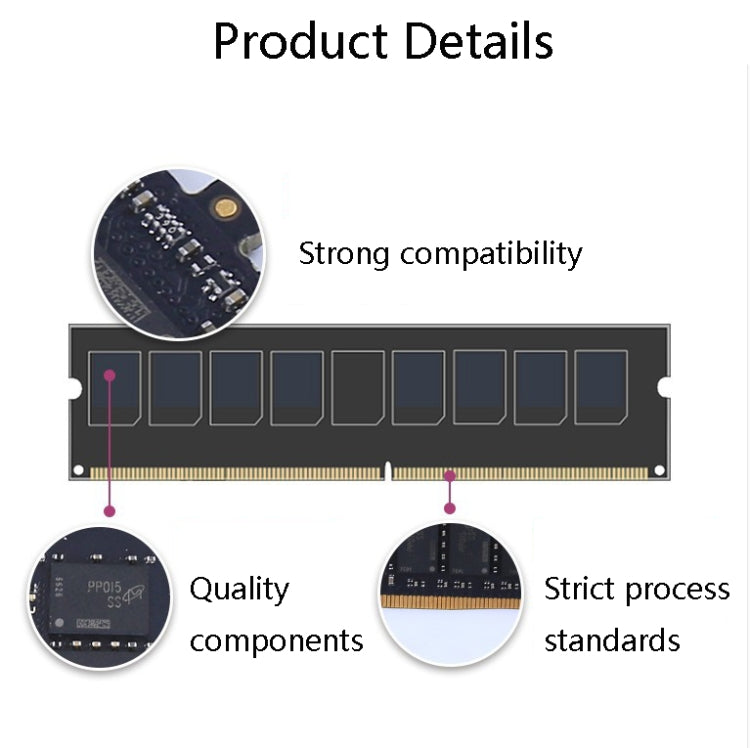 Lisslune | JingHai PC4 DDR4 16G single strip desktop memory (2400MHz)