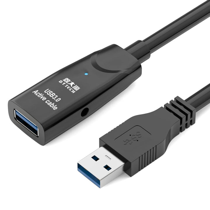 Lisslune | D.Y.TECH USB 3.0 Male To Female Extension Cable Double Shielded Chip Data Cable, Length: 15m