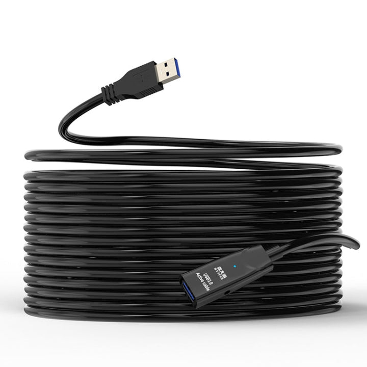 Lisslune | D.Y.TECH USB 3.0 Male To Female Extension Cable Double Shielded Chip Data Cable, Length: 15m