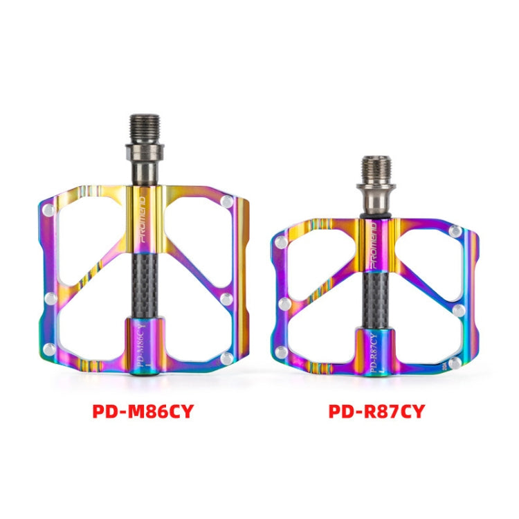 Lisslune | 1 Pair PROMEND Three Peilin Bearings Aluminum Alloy CNC Bicycle Colorful Pedals PD-M86CY