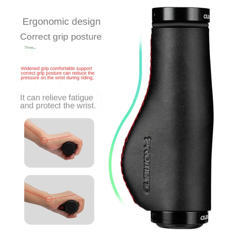 Lisslune | 1 Pair PROMEND GR-502H Bicycle Mountain Bike Folding Bike Lock Ergonomic Meatball Gloves (Black Crack)