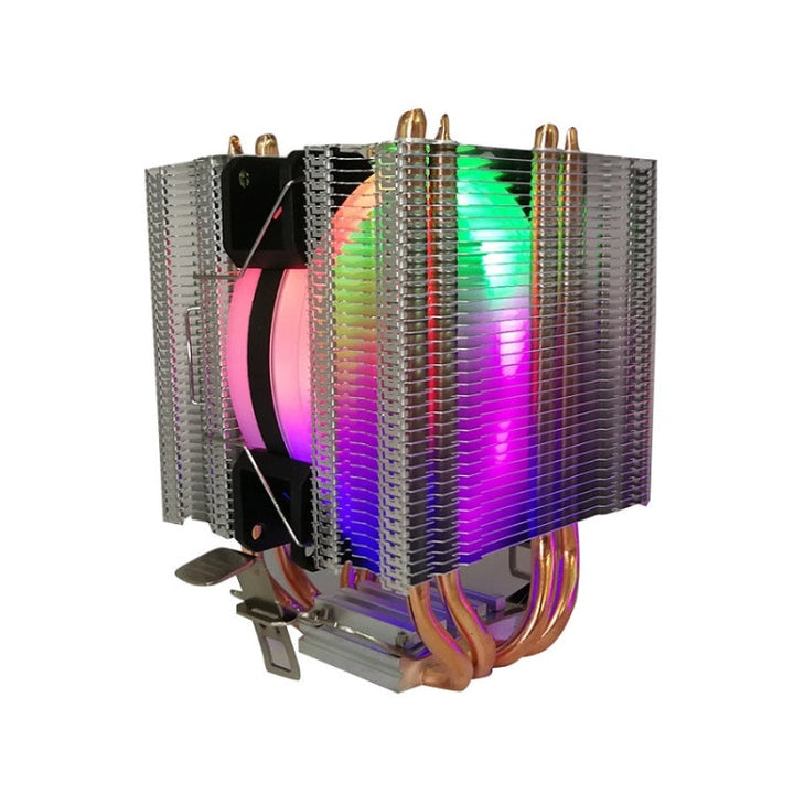 Lisslune | COOL STORM CT-4U-9cm Heat Pipe Dual-Tower CPU Cooler Copper Pipe 9 cm Fan for Intel/AMD Platform Specification: Aurora Single Fan 4 Wire