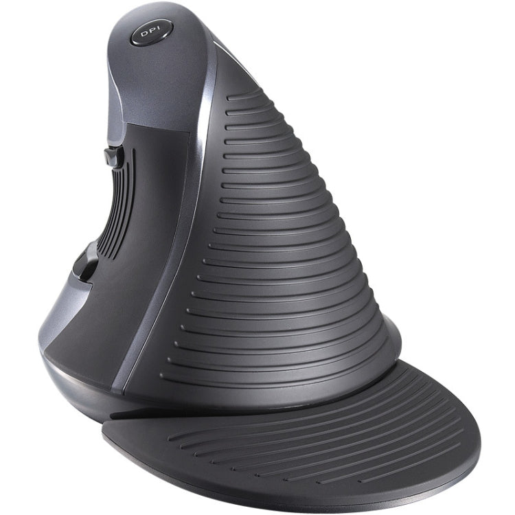 Lisslune | DELUX M618 6-Button Vertical Handheld Mouse Ergonomic Wired Mouse, Cable Length: 1.5m (Black)