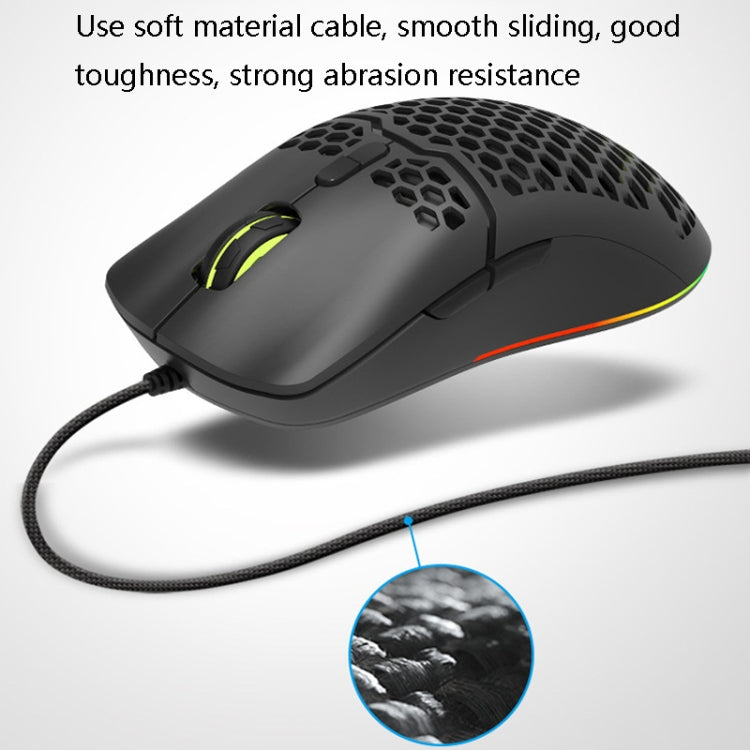 Lisslune | DELUX M700BU 7-Button Wired Gaming Mouse Desktop Wired Mouse, Style: 3325 (Support 10000DPI)