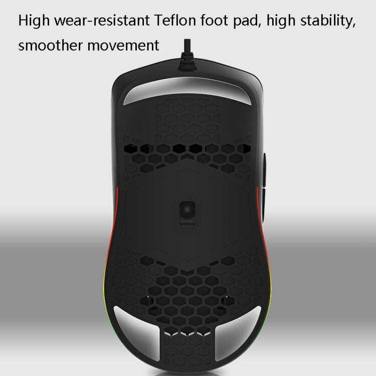 Lisslune | DELUX M700BU 7-Button Wired Gaming Mouse Desktop Wired Mouse, Style: 3325 (Support 10000DPI)