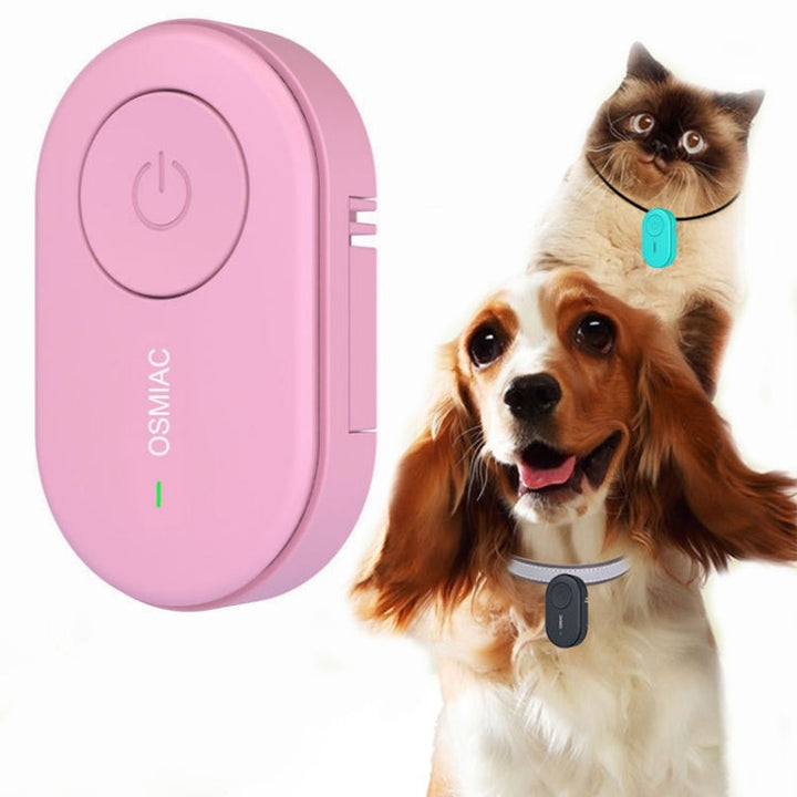 Pet Insect Protection Collar Portable Cat and Dog Collar Mosquito Defense Against Fleas & Lice & Mites and Ticks (Pink)