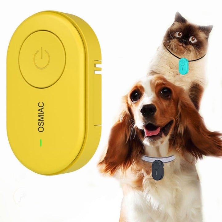 Wearable pet insect repellent collar for cats and dogs, hanging, mosquito repellent against fleas, lice, mites and ticks (Yellow)