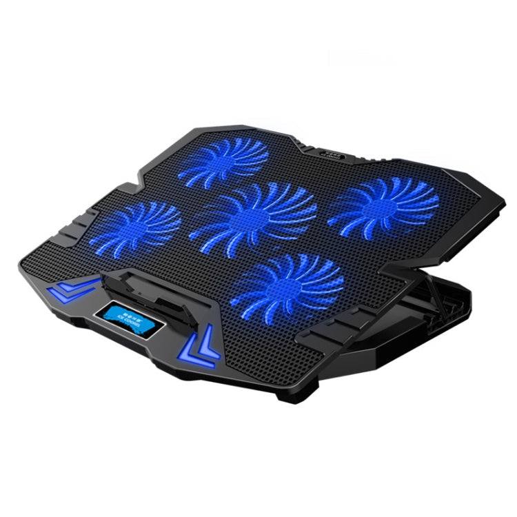 Lisslune | ICE COOREL K5 Laptop Radiator Computer Cooling Mount, Color: Standard Version (Black Blue)