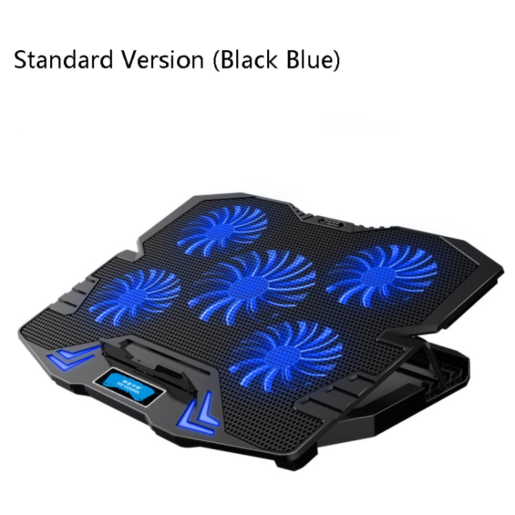 Lisslune | ICE COOREL K5 Laptop Radiator Computer Cooling Mount, Color: Standard Version (Black Blue)