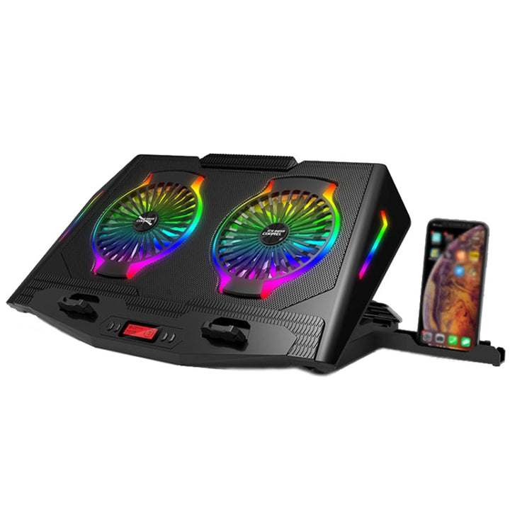 Lisslune | ICE COOREL USB Laptop Cooler Computer Quiet Cooling Stand, Color: N10 Standard Version