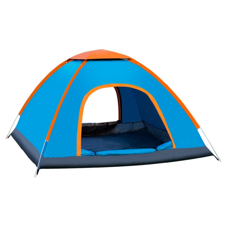 Lisslune | Outdoor Camping Beach Rainproof Sunproof Automatic Quick Setup Tent for 3-4 People (Blue)