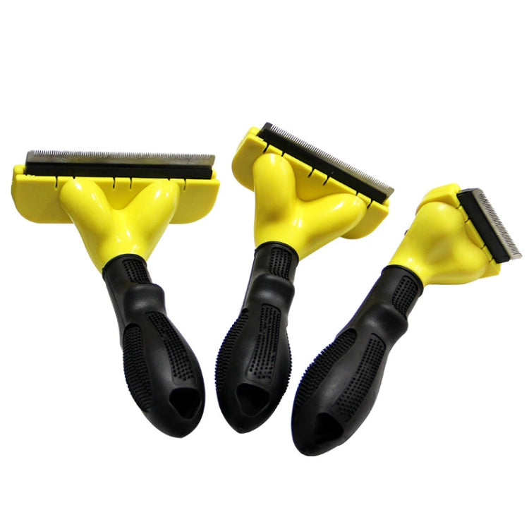 Dog comb pet grooming tool hair removal gauge hair removal comb pet supplies, specification: small