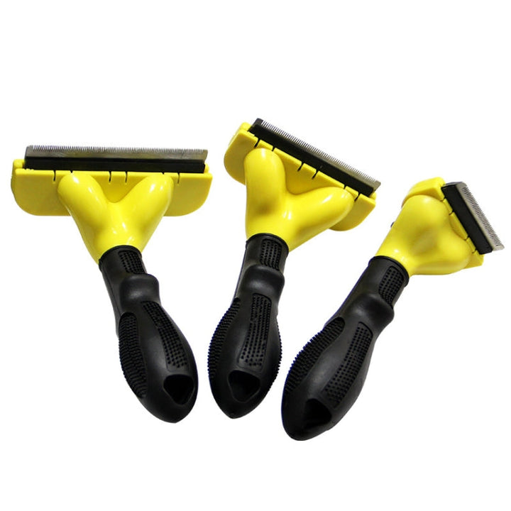 Dog comb pet grooming tool hair removal gauge hair removal comb pet supplies, specification: small