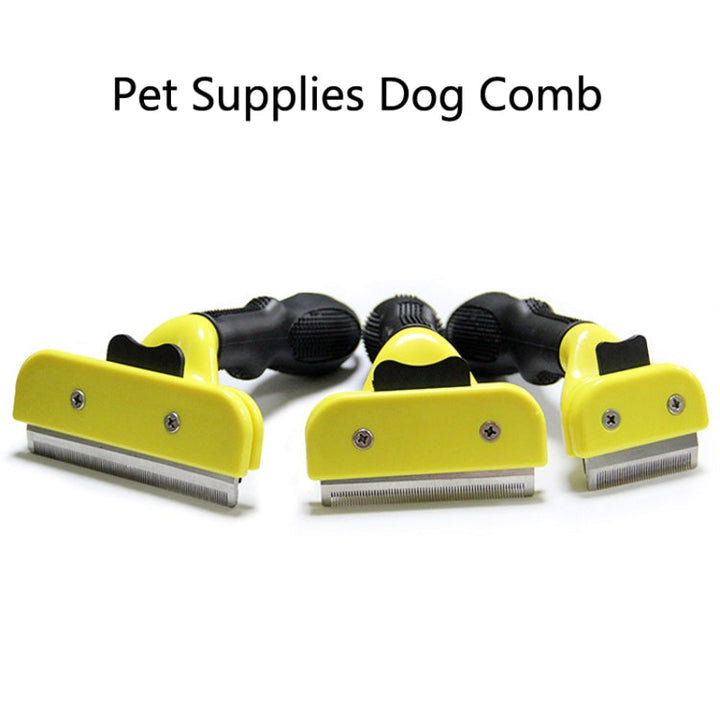 Dog comb pet grooming tool hair removal gauge hair removal comb pet supplies, specification: small