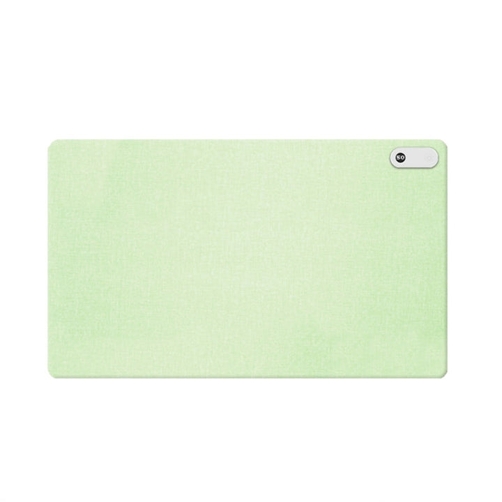 Lisslune | Intelligent digital display timing heating mouse pad office desk electric heating mat, CN plug, Style: Green 60x36cm