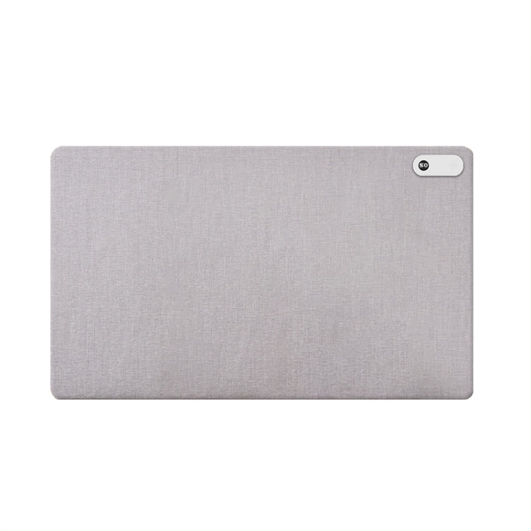 Lisslune | Intelligent digital display timing heating mouse pad office desk electric heating mat, CN plug, Style: Gray 60x36cm