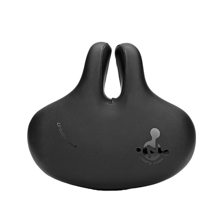 Lisslune | Bike No Nasal Seat Mountain Bike Saddle Comfortable Shock Absorption Bicycle Outdoor Bicycle Accessories Saddle (Black)