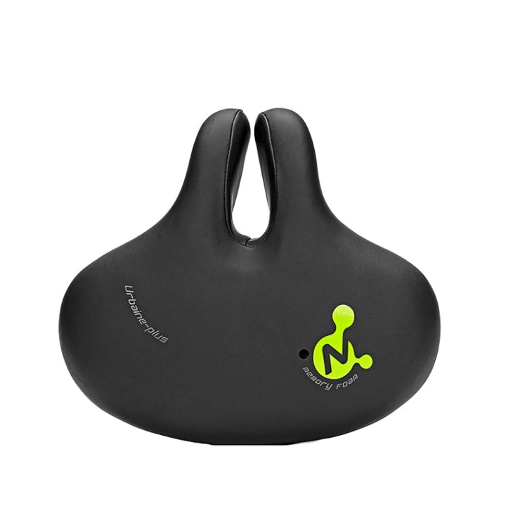 Lisslune | Bike No Nasal Seat Mountain Bike Saddle Comfortable Shock Absorption Bicycle Outdoor Bicycle Accessories Saddle (Fluorescent Green)