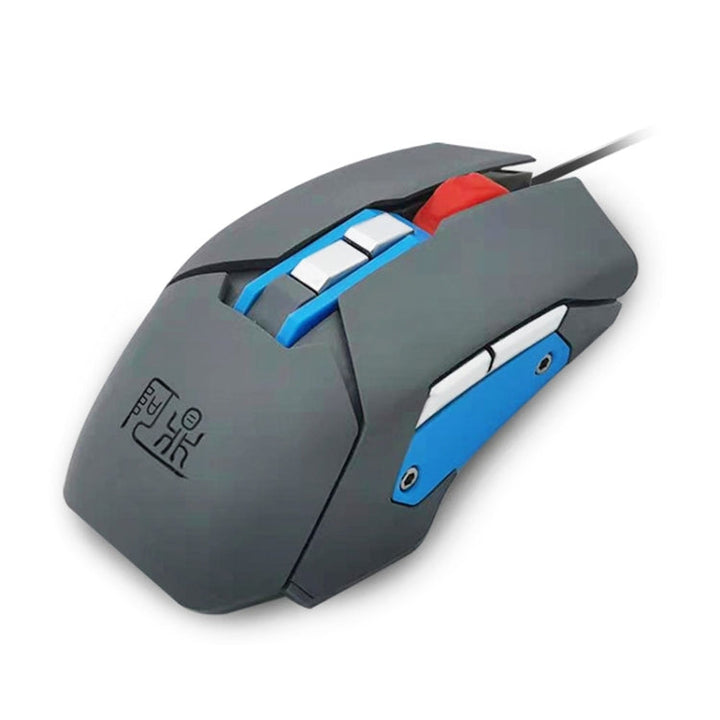 Lisslune | MOS9A 9 Keys 1600DPI Office Gaming USB Voice-Activated Voice Macro Programming Mouse, Cable Length: 2m