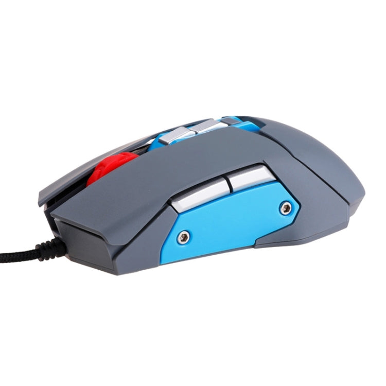 Lisslune | MOS9A 9 Keys 1600DPI Office Gaming USB Voice-Activated Voice Macro Programming Mouse, Cable Length: 2m