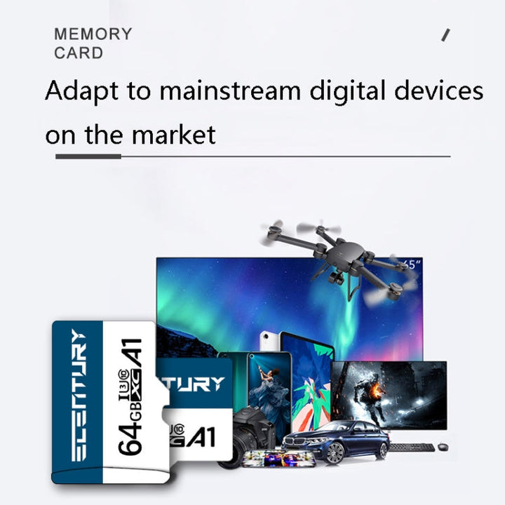 Lisslune | Ecentury Drive Recorder Memory Card High-Speed Security Surveillance Video TF Card, Capacity: 256GB