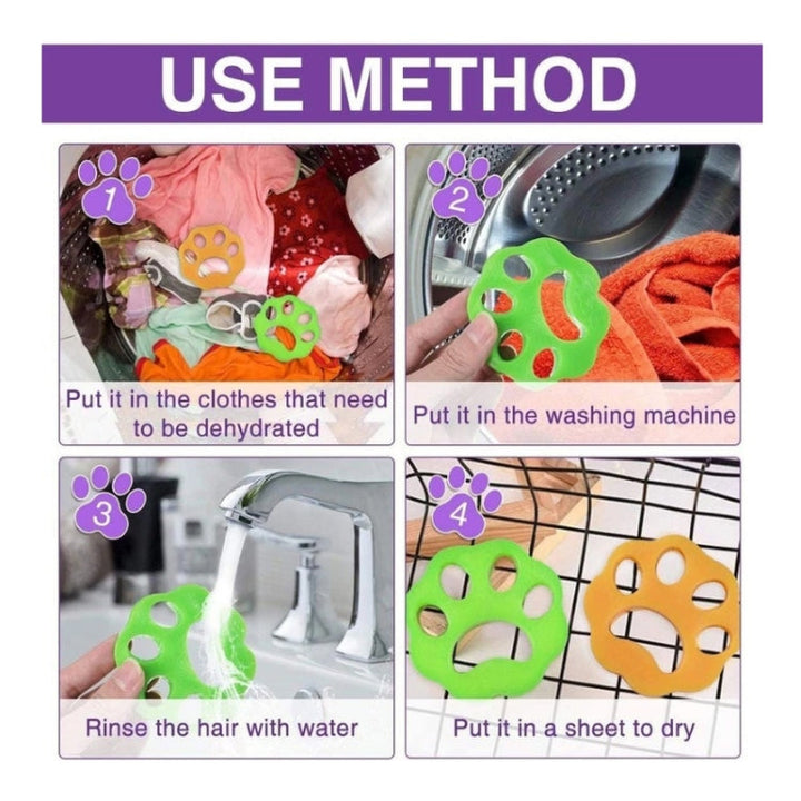 Washing Machine Pet Hair Remover, Color: Plum (OPP Packaging)