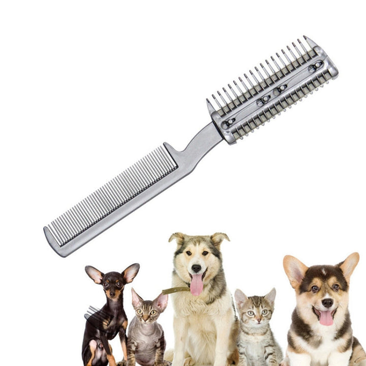 92502 2 PCS Pet Cleaning Dead Hair Hair Removal Tool Soft Hair Removal Comb