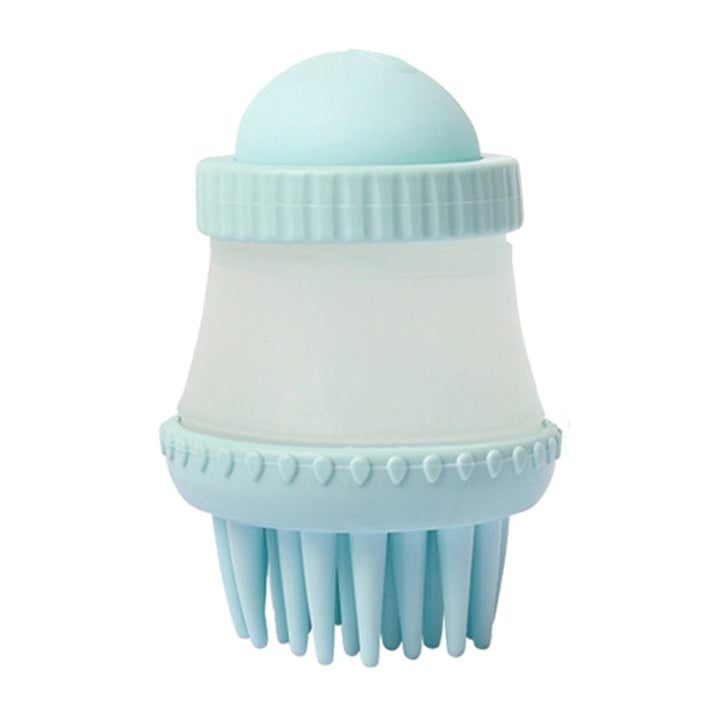 92645 Pet Supplies Round Dog Bath Massage Brush (Mint Green)
