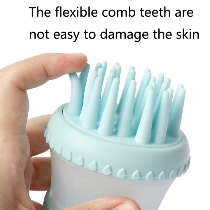 92645 Pet Supplies Round Dog Bath Massage Brush (Mint Green)