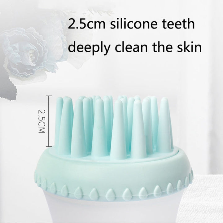 92645 Pet Supplies Round Dog Bath Massage Brush (Mint Green)