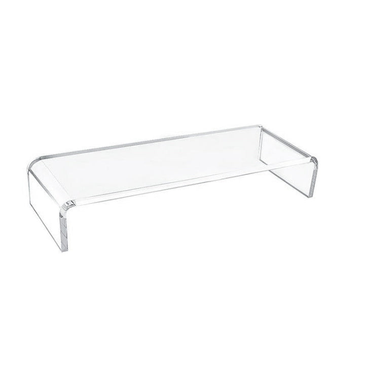 Lisslune | SYC0043 2 PCS Computer Monitor Desktop Elevated Acrylic Stand