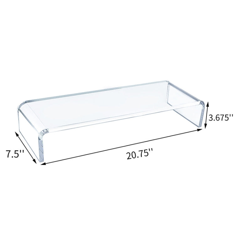 Lisslune | SYC0043 2 PCS Computer Monitor Desktop Elevated Acrylic Stand