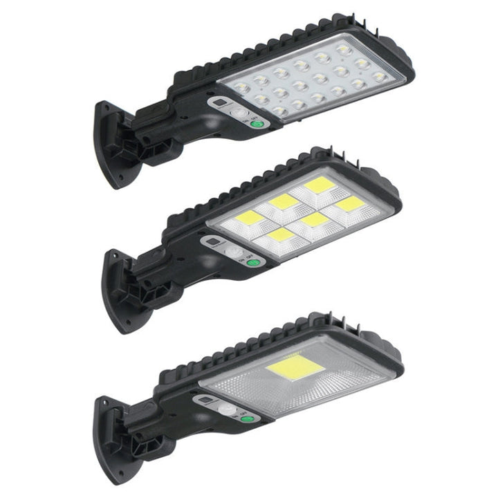 Lisslune | Solar Street Lighting LED Body Detection Garden Light, Specification: 616B-72 COB with Remote Control